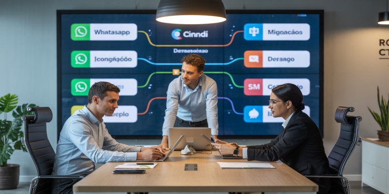 CRM Integrado: WhatsApp, Ligações e SMS para Empresas